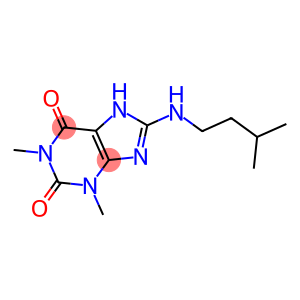 1,3-DIMETHYL-8-[(3-METHYLBUTYL)AMINO]-3,7-DIHYDRO-1H-PURINE-2,6-DIONE