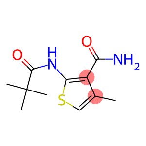 2-[(2,2-dimethylpropanoyl)amino]-4-methylthiophene-3-carboxamide