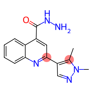 2-(1,5-DIMETHYL-1 H-PYRAZOL-4-YL)-QUINOLINE-4-CARBOXYLIC ACID HYDRAZIDE