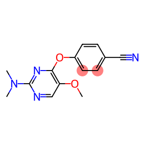 4-{[2-(dimethylamino)-5-methoxy-4-pyrimidinyl]oxy}benzenecarbonitrile