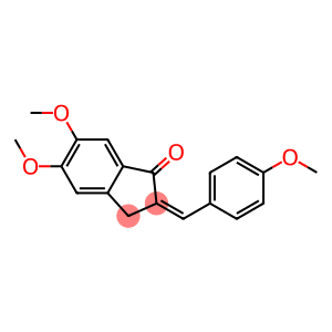 5,6-dimethoxy-2-[(Z)-(4-methoxyphenyl)methylidene]-1H-inden-1(3H)-one