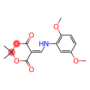 5-[(2,5-dimethoxyanilino)methylene]-2,2-dimethyl-1,3-dioxane-4,6-dione