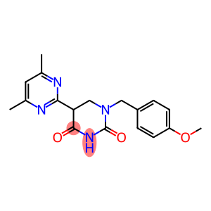 5-(4,6-dimethyl-2-pyrimidinyl)-1-(4-methoxybenzyl)dihydro-2,4(1H,3H)-pyrimidinedione