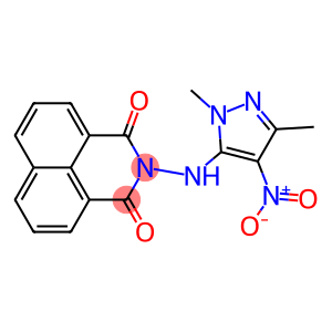 2-[(1,3-dimethyl-4-nitro-1H-pyrazol-5-yl)amino]-2,3-dihydro-1H-benzo[de]isoquinoline-1,3-dione