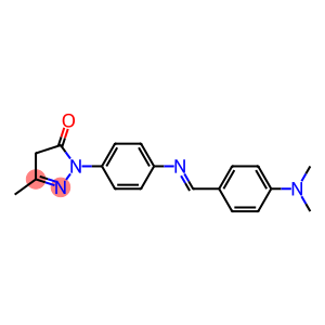 1-(4-{[4-(dimethylamino)benzylidene]amino}phenyl)-3-methyl-4,5-dihydro-1H-pyrazol-5-one