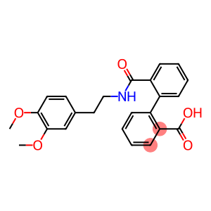 2'-{[(3,4-dimethoxyphenethyl)amino]carbonyl}[1,1'-biphenyl]-2-carboxylic acid