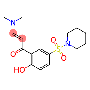 3-(dimethylamino)-1-[2-hydroxy-5-(piperidinosulfonyl)phenyl]-2-propen-1-one