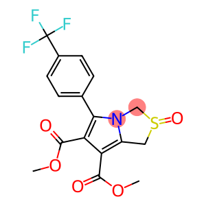 dimethyl 2-oxo-5-[4-(trifluoromethyl)phenyl]-2,3-dihydro-1H-2lambda~4~-pyrrolo[1,2-c][1,3]thiazole-6,7-dicarboxylate