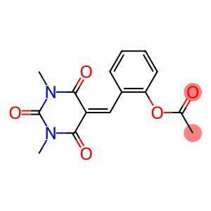 2-{[1,3-dimethyl-2,4,6-trioxotetrahydro-5(2H)-pyrimidinyliden]methyl}phenyl acetate