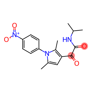 2-[2,5-dimethyl-1-(4-nitrophenyl)-1H-pyrrol-3-yl]-N-isopropyl-2-oxoacetamide