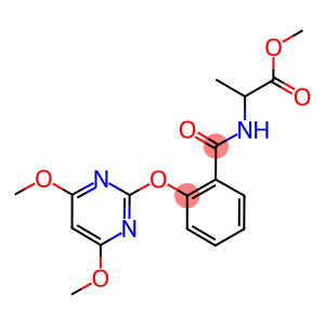 2-[2-[(4,6-DIMETHOXYPYRIMIDIN-2-YL)OXY]BENZAMIDO]PROPIONOIC ACID, METHYL ESTER