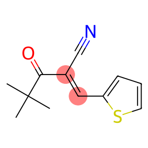 2-(2,2-dimethylpropanoyl)-3-(2-thienyl)acrylonitrile