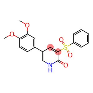 5-(3,4-dimethoxyphenyl)-3-(phenylsulfonyl)-2(1H)-pyridinone