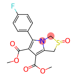 DIMETHYL 5-(4-FLUOROPHENYL)-2-OXO-2,3-DIHYDRO-1H-2LAMBDA4-PYRROLO[1,2-C][1,3]THIAZOLE-6,7-DICARBOXYLATE
