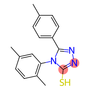 4-(2,5-DIMETHYLPHENYL)-5-(4-METHYLPHENYL)-4H-1,2,4-TRIAZOLE-3-THIOL