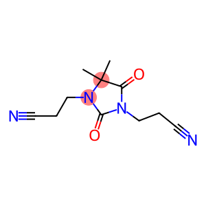 4,4-DIMETHYL-2,5-DIOXO-1,3-IMIDAZOLIDINEDIPROPIONITRILE