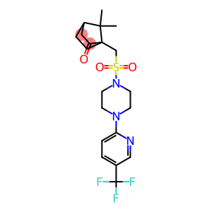 7,7-DIMETHYL-1-(((4-(5-(TRIFLUOROMETHYL)(2-PYRIDYL))PIPERAZINYL)SULFONYL)METHYL)BICYCLO[2.2.1]HEPTAN-2-ONE