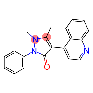 2,3-DIMETHYL-1-PHENYL-4-(4-QUINOLYL)-3-PYRAZOLIN-5-ONE