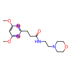 3-(4,6-DIMETHOXYPYRIMIDIN-2-YL)-N-(2-MORPHOLINOETHYL)PROPANAMIDE