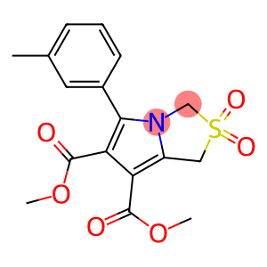 Dimethyl 5-(3-methylphenyl)-2,2-dioxo-2,3-dihydro-1H-2lambda6-pyrrolo[1,2-c][1,3]thiazole-6,7-dicarboxylate