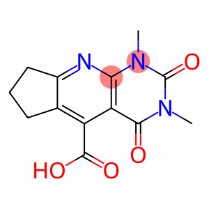 1,3-DIMETHYL-2,4-DIOXO-2,3,4,6,7,8-HEXAHYDRO-1H-CYCLOPENTA[5,6]PYRIDO[2,3-D]PYRIMIDINE-5-CARBOXYLIC ACID