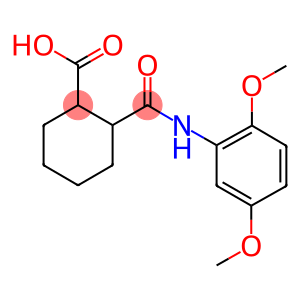 2-(2,5-DIMETHOXY-PHENYLCARBAMOYL)-CYCLOHEXANECARBOXYLIC ACID