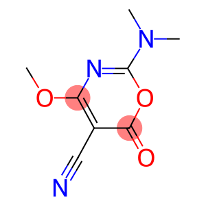 2-(DIMETHYLAMINO)-4-METHOXY-6-OXO-6H-1,3-OXAZINE-5-CARBONITRILE