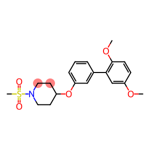 4-[(2',5'-DIMETHOXYBIPHENYL-3-YL)OXY]-1-(METHYLSULFONYL)PIPERIDINE