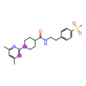 1-(4,6-DIMETHYLPYRIMIDIN-2-YL)-N-[2-(4-(METHYLSULFONYL)PHENYL)ETHYL]PIPERIDINE-4-CARBOXAMIDE