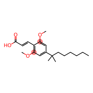 3-[4-(1,1-DIMETHYLHEPTYL)-2,6-DIMETHOXYPHENYL]ACRYLIC ACID