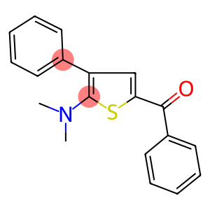 [5-(DIMETHYLAMINO)-4-PHENYL-2-THIENYL](PHENYL)METHANONE