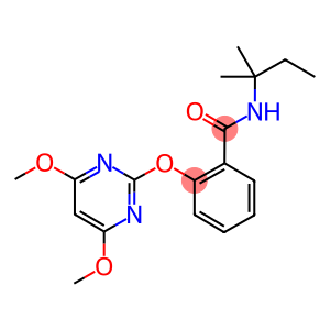 2-[2-[(4,6-DIMETHOXYPYRIMIDIN-2-YL)OXY]BENZAMIDO]-2-METHYLBUTANE