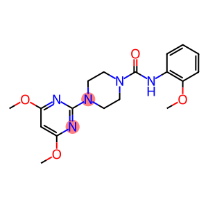 4-(4,6-DIMETHOXYPYRIMIDIN-2-YL)-N-(2-METHOXYPHENYL)PIPERAZINE-1-CARBOXAMIDE