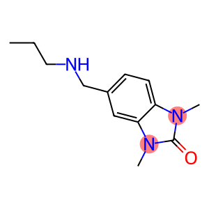 1,3-DIMETHYL-5-((PROPYLAMINO)METHYL)-1,3-DIHYDRO-2H-BENZIMIDAZOL-2-ONE