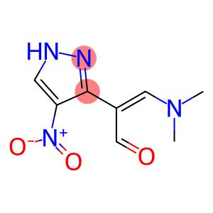 3-[2-(Dimethylamino)-1-formylvinyl]-4-nitro-1H-pyrazole