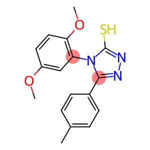 4-(2,5-DIMETHOXY-PHENYL)-5-P-TOLYL-4H-[1,2,4]TRIAZOLE-3-THIOL