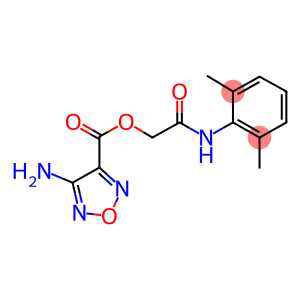 2-[(2,6-DIMETHYLPHENYL)AMINO]-2-OXOETHYL 4-AMINO-1,2,5-OXADIAZOLE-3-CARBOXYLATE