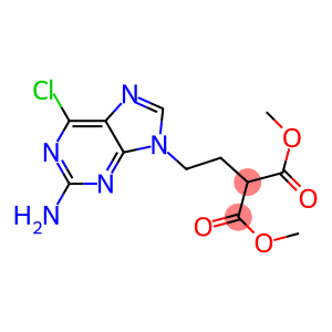 Dimethyl 2-[2-(2-Amino-6-Chloropurine-9-Yl)Ethyl]Malonate