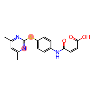 4-[[4-[(4,6-DIMETHYLPYRIMIDIN-2-YL)THIO]PHENYL]AMINO]-4-OXO-(2Z)-BUTENOIC ACID