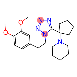 1-(1-(1-(3,4-DIMETHOXYPHENETHYL)-1H-TETRAZOL-5-YL)CYCLOPENTYL)PIPERIDINE