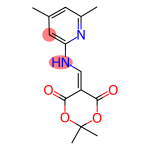 5-(((4,6-DIMETHYL(2-PYRIDYL))AMINO)METHYLENE)-2,2-DIMETHYL-1,3-DIOXANE-4,6-DIONE