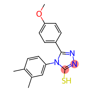 4-(3,4-DIMETHYLPHENYL)-5-(4-METHOXYPHENYL)-4H-1,2,4-TRIAZOLE-3-THIOL