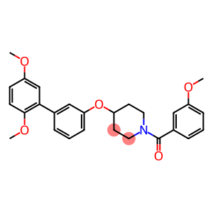 4-[(2',5'-DIMETHOXYBIPHENYL-3-YL)OXY]-1-(3-METHOXYBENZOYL)PIPERIDINE