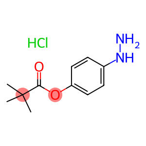 2,2-DIMETHYL-PROPIONIC ACID 4-HYDRAZINO-PHENYL ESTER HYDROCHLORIDE