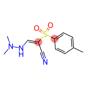 3-((DIMETHYLAMINO)AMINO)-2-((4-METHYLPHENYL)SULFONYL)PROP-2-ENENITRILE