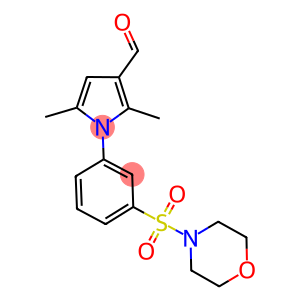 2,5-DIMETHYL-1-[3-(MORPHOLINE-4-SULFONYL)-PHENYL]-1H-PYRROLE-3-CARBALDEHYDE