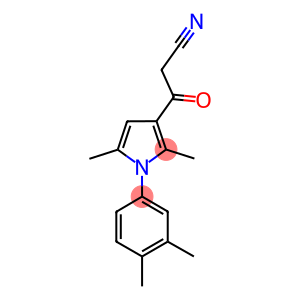 3-[1-(3,4-DIMETHYL-PHENYL)-2,5-DIMETHYL-1H-PYRROL-3-YL]-3-OXO-PROPIONITRILE