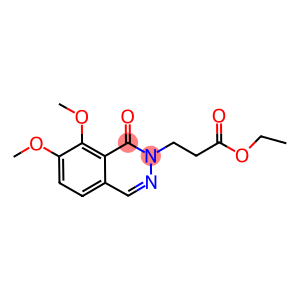 3-(7,8-DIMETHOXY-1-OXO-1H-PHTHALAZIN-2-YL)-PROPIONIC ACID ETHYL ESTER