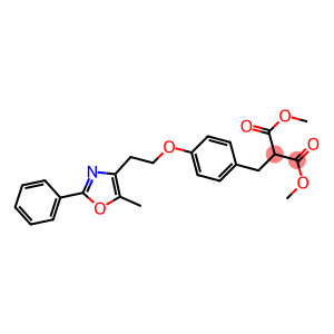 dimethyl 4-(2-(5-methyl-2-phenyl-4-oxazolyl)ethoxy)benzylmalonate