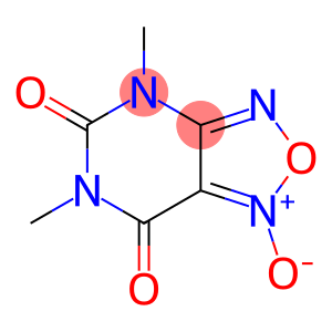 4,6-dimethyl-4H-(1,2,5)oxadiazolo(3,4-d)pyrimidine-5,7-dione 1-oxide